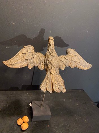 Wood carving representing the Holy Spirit