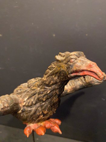 Wood carving representing the Holy Spirit