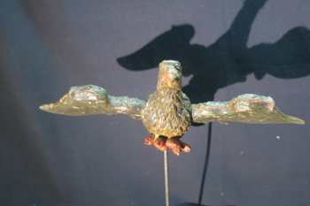 Wood carving representing the Holy Spirit