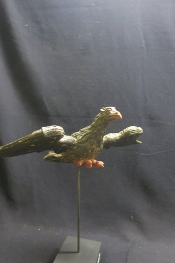 Wood carving representing the Holy Spirit