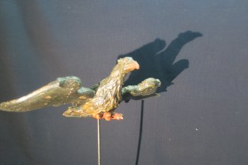 Wood carving representing the Holy Spirit