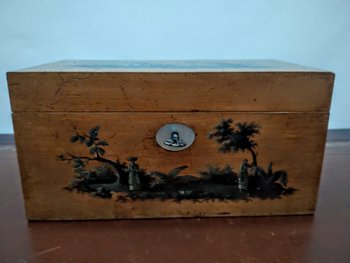 Boîte  thé, tea caddy.