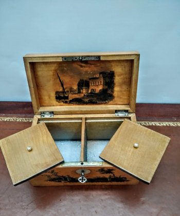 Boîte  thé, tea caddy.