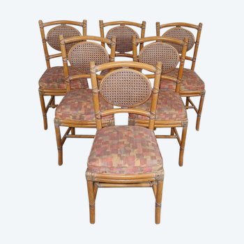 Suite of 6 Gasparucci Italo Chairs - 1970