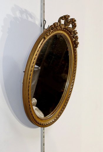 Miroir ovale Louis XVI – Début XXe