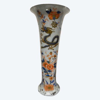 Arte Povera - Grand Vase En Verre Soufflé Epoque 18ème