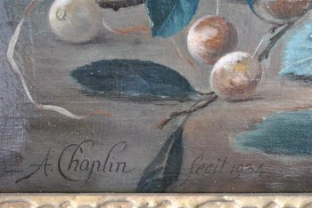 Grande natura morta con frutta e verdura Arthur Chaplin