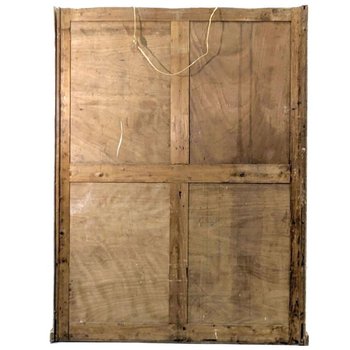 Store Showcase With Sliding Door In Oak 1930s
