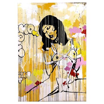 "TILT" (NATO NEL 1973). Ragazze di Chongqinb. Dittico. Acrilico, vernice spray, pennarelli. 165 x 230 cm (per pannello).