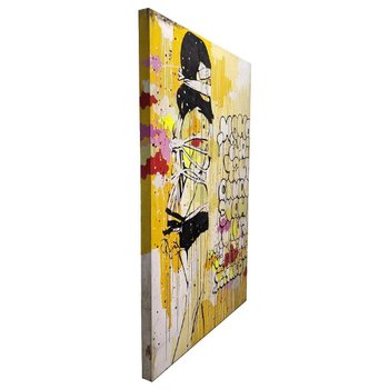 "TILT" (NATO NEL 1973). Ragazze di Chongqinb. Dittico. Acrilico, vernice spray, pennarelli. 165 x 230 cm (per pannello).