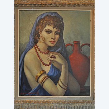 Oil On Canvas Signed Soungouroff 1911 1982