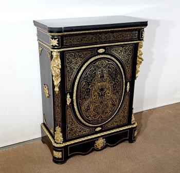 Meuble d’Appui en Poirier Noirci, époque Napoléon III – Milieu XIXe