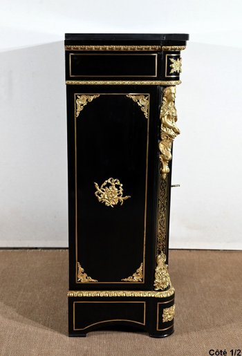 Meuble d’Appui en Poirier Noirci, époque Napoléon III – Milieu XIXe