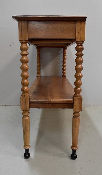 Haute Desserte en Noyer Blond massif, époque Louis Philippe – Milieu XIXe