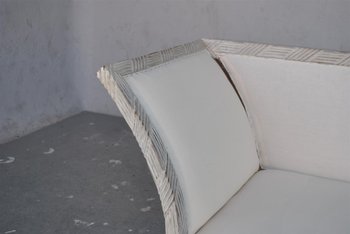 Empire Style Recamier In Lacquered Wood Swan Neck
