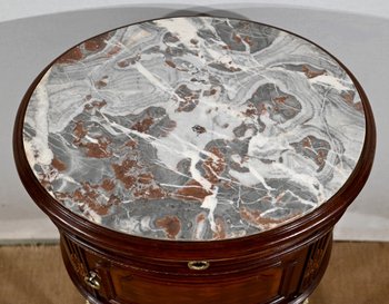 Table Tambour en Acajou, Maison Lalande, style Louis XVI – Fin XIXe