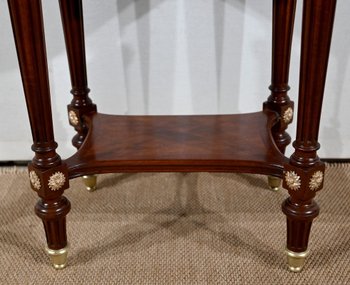 Table Tambour en Acajou, Maison Lalande, style Louis XVI – Fin XIXe