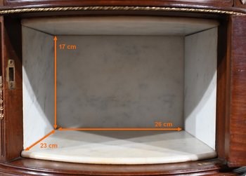 Table Tambour en Acajou, Maison Lalande, style Louis XVI – Fin XIXe