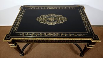 Wichtiges Präsidium, alle Gesichter in Blackened Poirier, Periode Napoleon III - Mitte des 19. Jahrhunderts