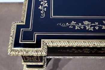 Wichtiges Präsidium, alle Gesichter in Blackened Poirier, Periode Napoleon III - Mitte des 19. Jahrhunderts