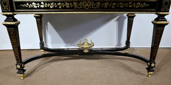 Wichtiges Präsidium, alle Gesichter in Blackened Poirier, Periode Napoleon III - Mitte des 19. Jahrhunderts