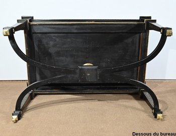Wichtiges Präsidium, alle Gesichter in Blackened Poirier, Periode Napoleon III - Mitte des 19. Jahrhunderts