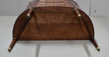 Credenza piccola - Comò Demi-Lune in mogano, periodo Luigi XVI - XVIII secolo