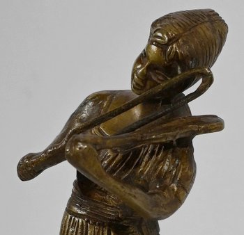Bronzo "Il violinista" - Fine XIX secolo