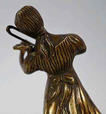 Bronzo "Il violinista" - Fine XIX secolo