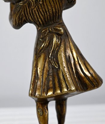 Bronzo "Il violinista" - Fine XIX secolo