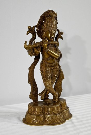 Bronze « Krishna » - Fin XIXe
