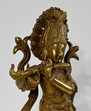 Bronze « Krishna » - Fin XIXe