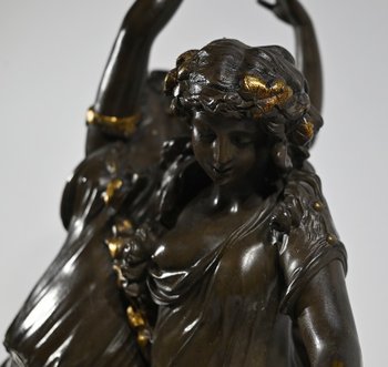 "Baccanale" in bronzo, da Clodion - 2a metà del XIX secolo