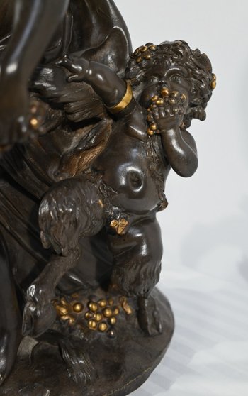 "Baccanale" in bronzo, da Clodion - 2a metà del XIX secolo