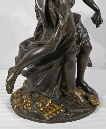 "Baccanale" in bronzo, da Clodion - 2a metà del XIX secolo