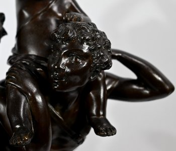 Bronzo "L'infanzia di Sileno", da Clodion - 2a metà del XIX secolo