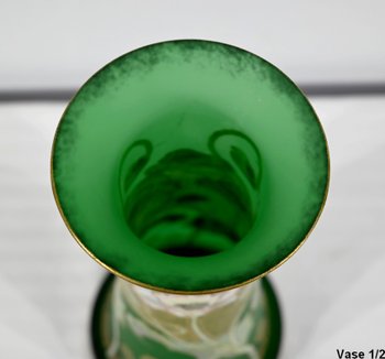 Coppia di Vasi in Pasta Vitrea, Legras, Art Nouveau - Fine XIX secolo