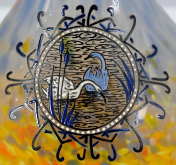Coppia di vasi in pasta vitrea, firmati Legras - Fine XIX secolo