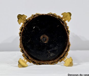 Vaso in Bronzo Dorato e Smalti - Fine XIX Secolo