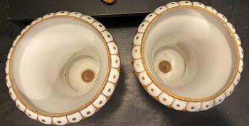 pair of Sevres porcelain vases