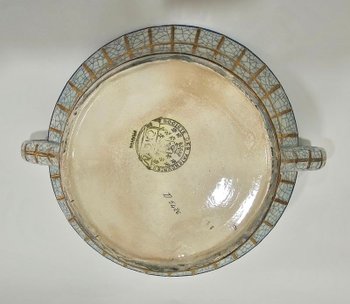 Coppa Art Deco Longwy