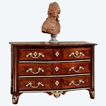 Regency period 18th century curved chest of drawers About 1730