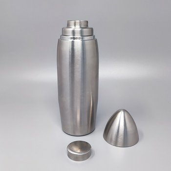 1960 Magnificent Cocktail Shaker "Bullet" in Stainless Steel. Made in Italy