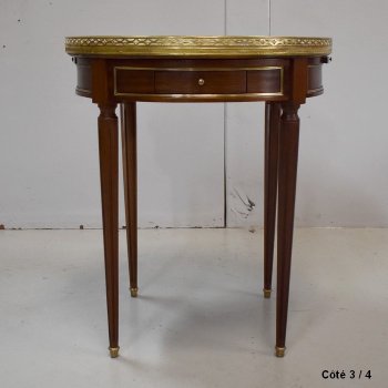 Table Bouillotte en Acajou, style Louis XVI - Début XXe