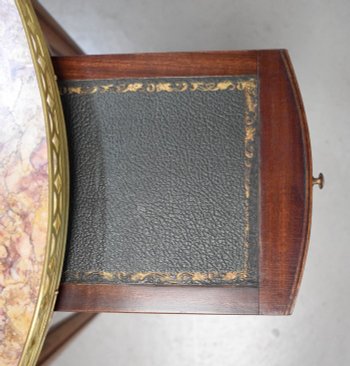 Table Bouillotte en Acajou, style Louis XVI - Début XXe