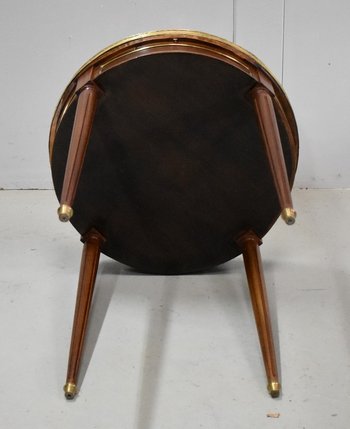 Table Bouillotte en Acajou, style Louis XVI - Début XXe