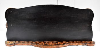 Blackened Wood Wall Shelf, Art Nouveau taste - 1900