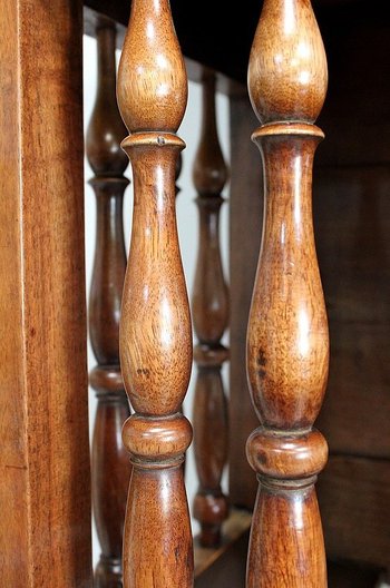 Authentique Petite Panetière en Noyer, époque Louis Philippe - Milieu XIXe