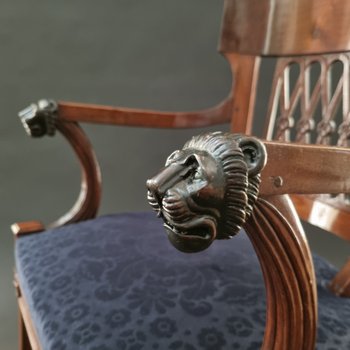 Jacob Frères, Stamped cabinet armchair of the Consulate period.