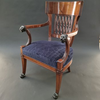Jacob Frères, Stamped cabinet armchair of the Consulate period.